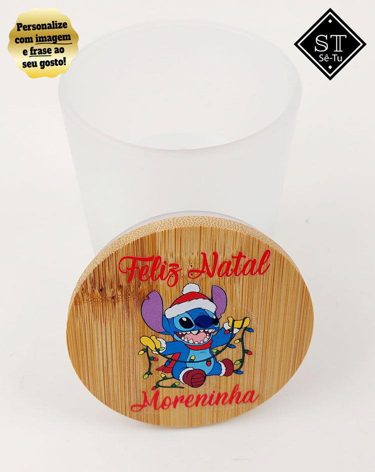 Vela Perfumada de baunilha Stitch